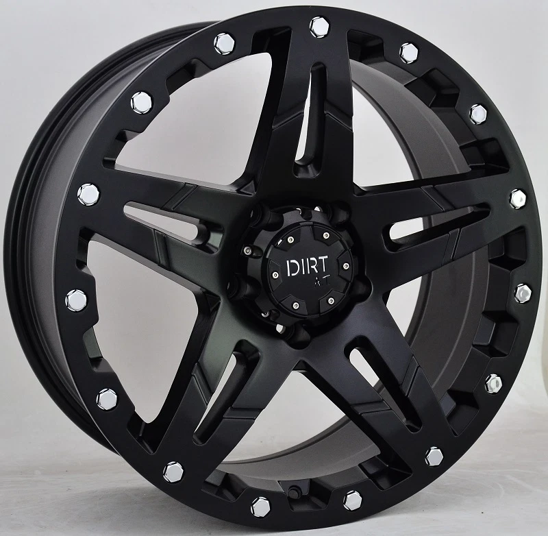 Dirt D66 9x17 6x139,7 Felgen + Reifen Cooper STT Pro 265/70/17 Fiat Fullback Neu - Bild 4 von 4