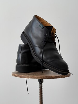 Paraboot Chukka Black Leather Men\'s Shoes 5 Arpenteur x Paraboot Chukka Smooth Leather Black – Neighbour main image 2