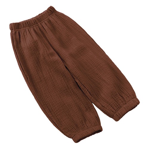 Boys Girls Cotton Linen Pants Casual Beach Bloomers Toddler Kids Loose Trousers - Picture 52 of 81