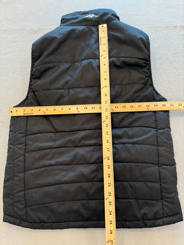 Pacific Trail Puffer Vest Men's Medium Black Full Zip Warm Layering Jacket - Picture 4 of 4
