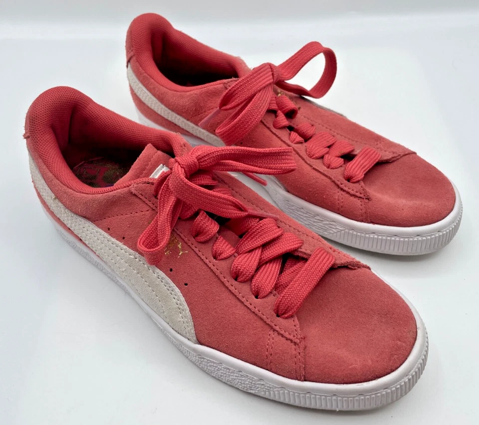 Zapatillas clásicas de gamuza roja PUMA Nantucket para mujer - talla 6,5 - color retirado Foto 2 de 4