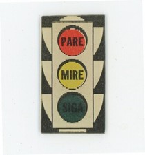 Pare Mire Siga 3 Way Traffic Light 1960's Vari-Vue Flicker Motion Lenticular