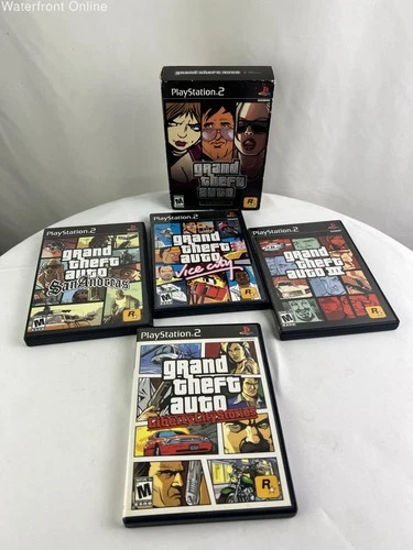 Grand Theft Auto The Trilogy PlayStation 2 Complete Set＋GTA Liberty City Stories