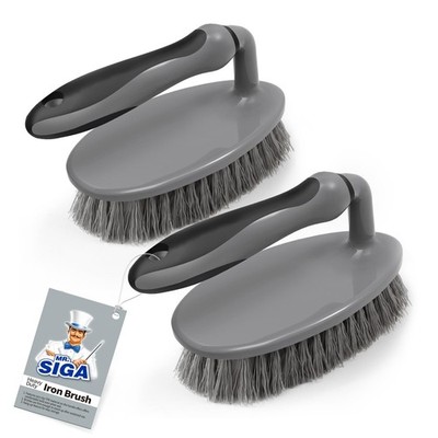MR.SIGA Heavy Duty Scrub Brush with Comfortable Grip, Cleaning Brush for Bath...