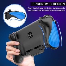 Hall Effect Joypad Controller for Switch/Switch OLED, Turbo & Dual Motor Remote