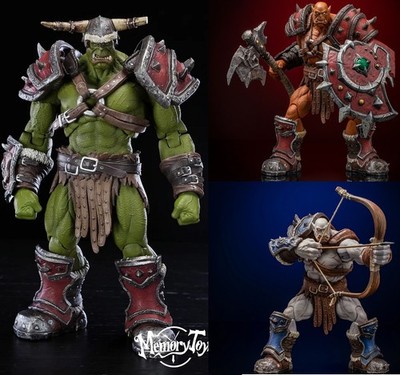 ORC Captain Kagas Söldner Figur 20 cm Fantasy Warrior Luxus Sammlung