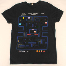 PAC-MAN Vtg Fruit of the Loom Graphic T-SHIRT Men's M