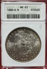 1888-O MORGAN Silver DOLLAR Toned