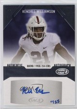 2023 Sage Aspire Silver 11/25 Kendall Williamson #ASP-KW2 Auto 16wc