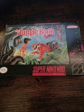The Jungle Book SNES Super Nintendo Complete In Box with Manual Tested Working