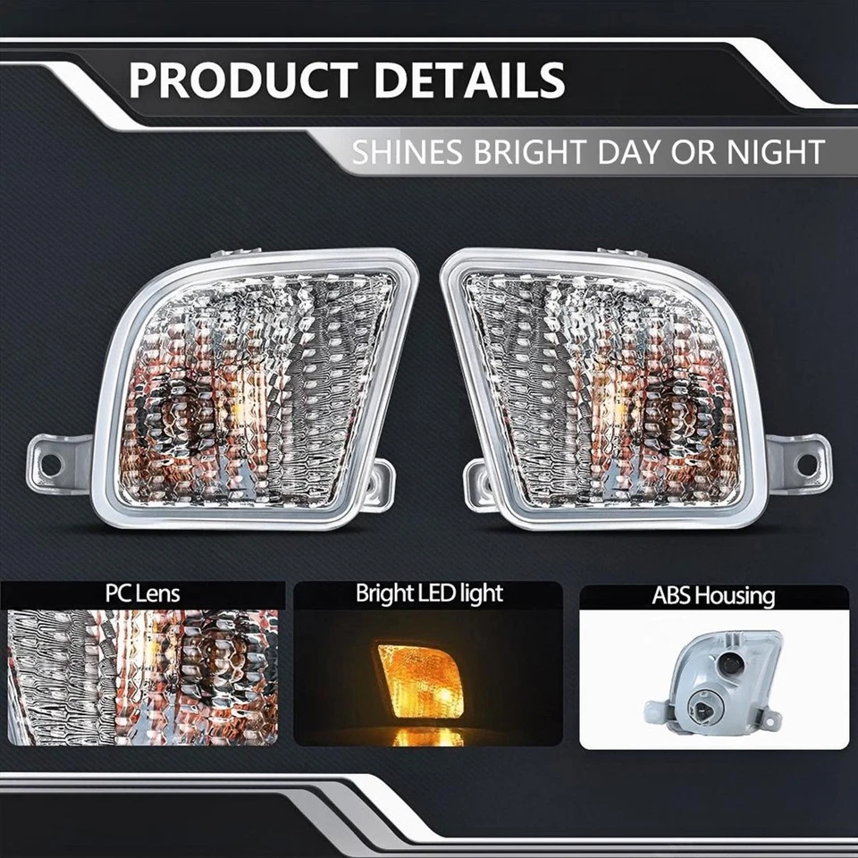 For Honda Odyssey 2018 2019 2020 Front Bumper Fog Lights Turn Signal Lamp Sets Foto 3 de 4