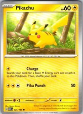 SV: Scarlet & Violet 151 #025/165 Pikachu