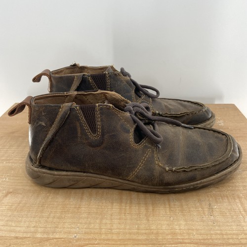 Tony Lama Estancia Tan Lace-Up Cowhide Casual Shoe Brown - TLC505 Men Size 10.5 - Bild 1 von 7