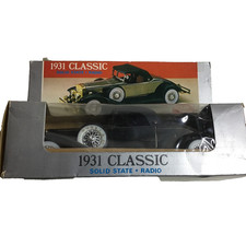 Vintage Radio, 1931 Classic Solid State Rolls Royce Car, Battery Operated
