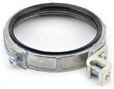 Bridgeport 390-DC 4" Ground Bushing Insulated 14-1/0 Zinc - 1EA