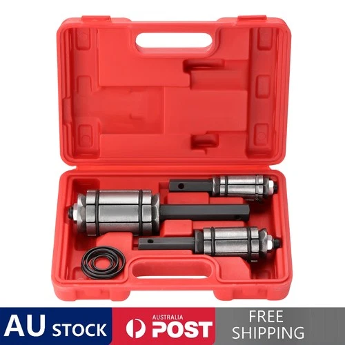 3 PCS Car Tail Pipe Expander Set Muffler Exhaust Pipe Dent Remover Tool Kit RED