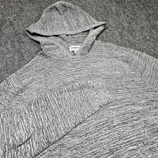 Gray Sweater Hoodie Size Medium Marled Basic Minimalist elevated Casual Street