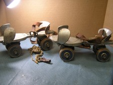 Vintage Metal Roller Skates