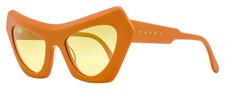 Marni Cat Eye Sunglasses Devil's Pool 7AF Orange 56mm
