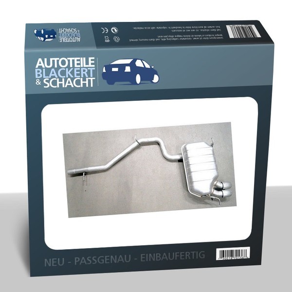 Auspuff Endtopf FüR Audi A3 Sportback / Vw Golf V-image