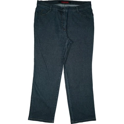 Brax 46K L30 Jeans Hose Blau Damen Carola Stretch Straight high Rise Comfort XXL - Bild 1 von 4