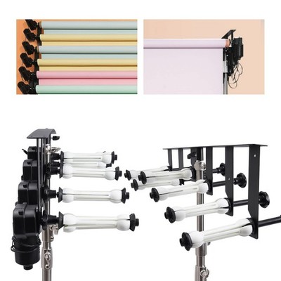 6 Rollers Photography Backdrop Roller & Remote Electric Background Mechanism