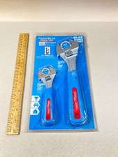 Vintage Channellock Adjustable Wrench Set 2 P...