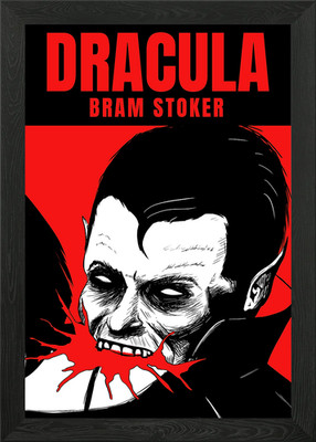 Dracula von Bram Stoker Gerahmtes Wandbild Poster Leinwanddruck Bild