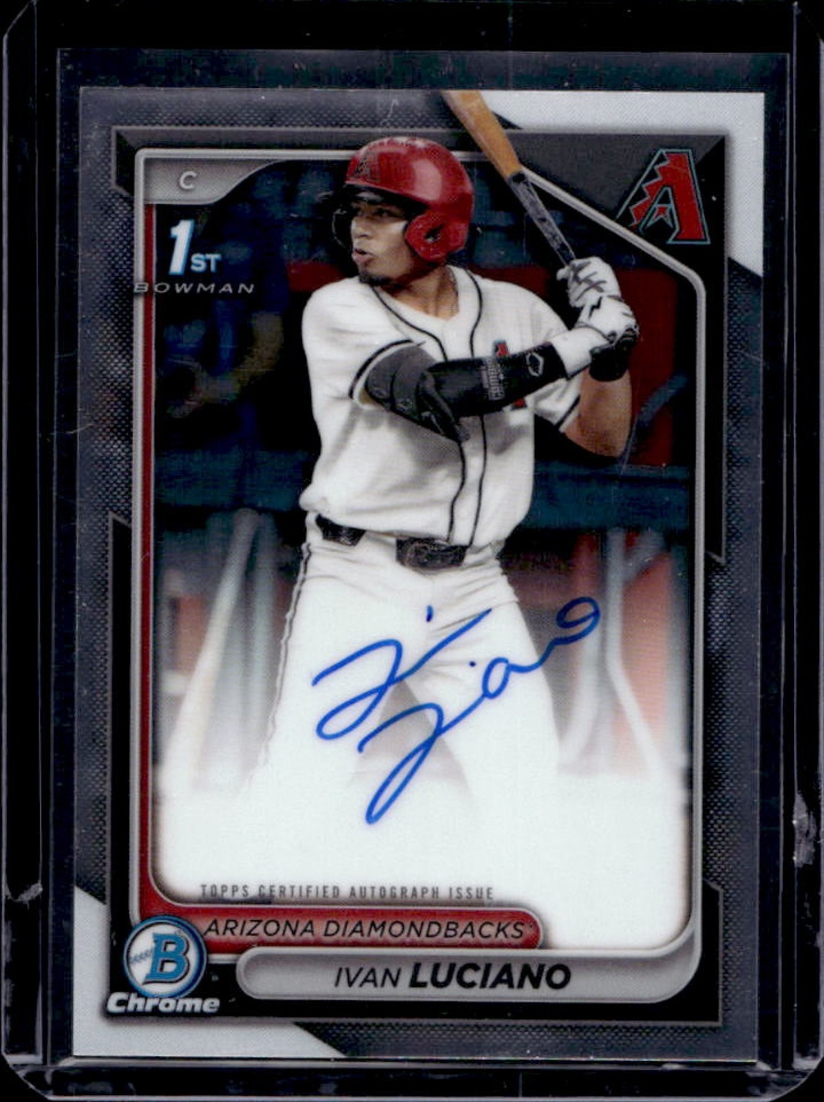 2024 Bowman Draft Ivan Luciano Chrome Auto 1st #CPA-IL Diamondbacks