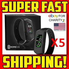 🏃⌚💓 5x Montre Connectée KoreHealth Kore 2.0 Fitness Tracker Moniteur de Fréquence Cardiaque Noir