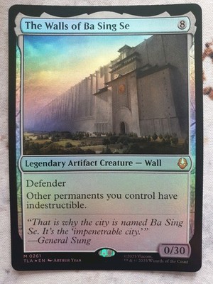 The Walls Of Ba Sing Se - MTG Avatar - Foil - Mythic - NM Magic the Gathering