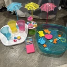 BARBIE WEE 3 FRIENDS POOL And Patio PARTY PLAYSET MATTEL Vintage 2004