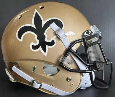 New Orleans Saints Throwback Schutt XP Game Style Football Helmet Sz Large