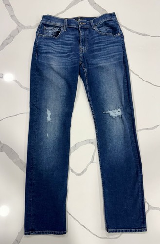 Jeans uomo 7 For All Mankind 32x32 The Straight Distressed usato pochissimo