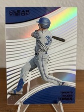 Tucker Toman 2023 Panini Chronicles Clear Vision Baseball Purple /25 #1