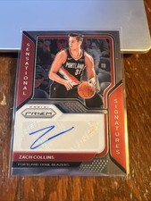 Zach Collins 2020-21 Panini Prizm Sensational Signatures Auto #SS-ZCO