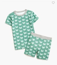 J. Crew Boys' short-sleeve printed pajama set NWT Sz 2 MSRP: 59.50