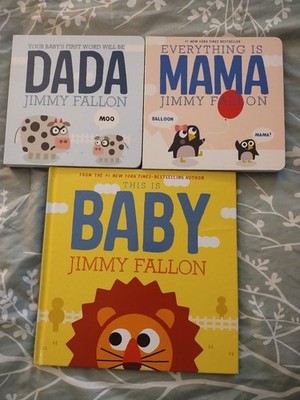 Jimmy Fallon Kids Books Lot 3 -DADA, MAMA, BABY