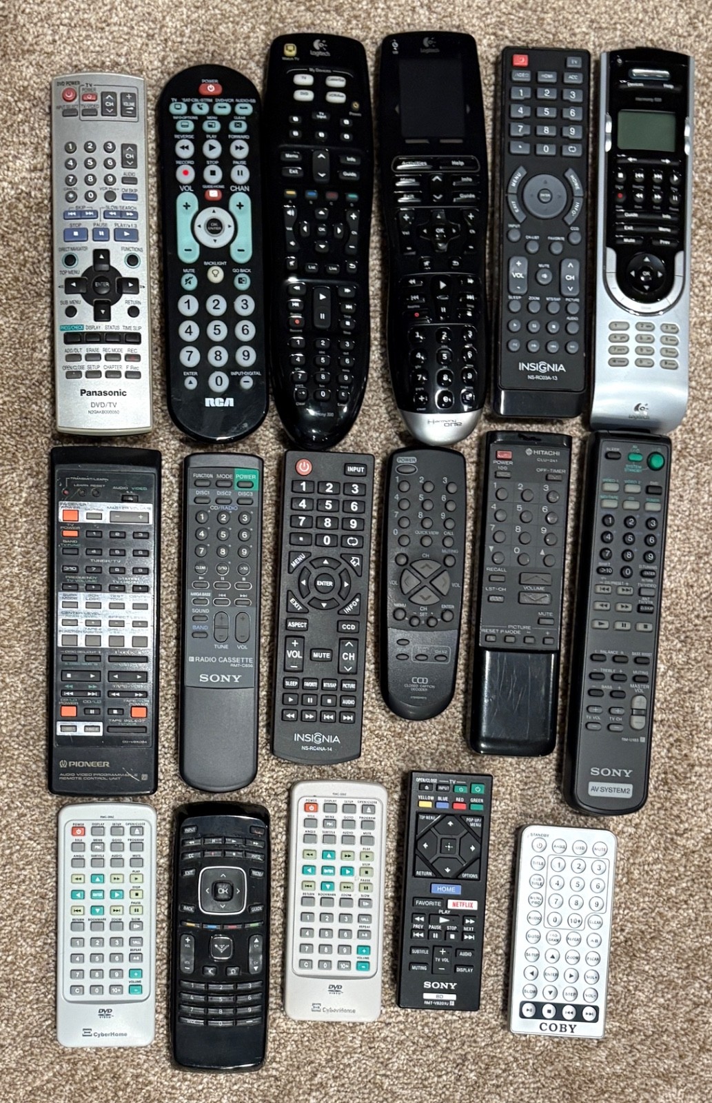 Lot of 37 Premium Remote Controls Various Brands READ DESCRIPTION | eBay