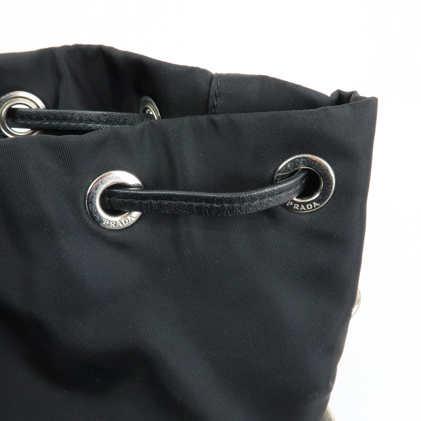 PRADA Triangle Logo Nylon Studs Backpack Rucksack… - image 21