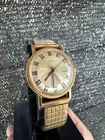 1972 Timex Mercury Manual Watch with Gold Flex Band. Works Not Tested