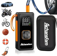 P9 Portable Air Compressor 150PSI Cordless Tire Inflator Digital Auto Stop Car