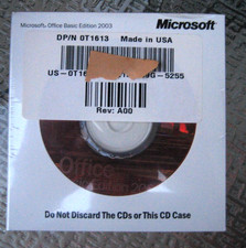 NEW SEALED Microsoft Office Basic Edition 2003  English Version w/Product Key