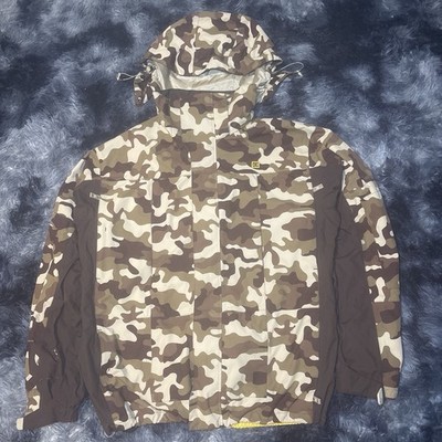 Y2K DC SHOES CAMO SNOWBOARD WINDBREAKER JACKET  Size Large