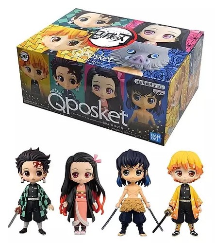 Figur Single Tanjiro Nezuko Zenitsu Inosuke Q Posket Petit Set 4 Comics Demon S