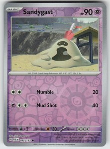 pokemon card sandygast Sandygast 91