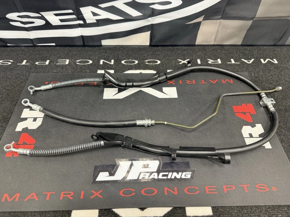 НОВЫЙ! 2025 YAMAHA YFZ450R OEM ПЕРЕДНИЕ ТОРМОЗНЫЕ МАГИСТРАЛИ С ДЕРЖАТЕЛЯМИ! 1TD-F5873-01-00 - Изображение 4 из 4