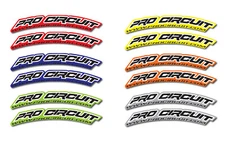 PRO CIRCUIT FACTORY FRONT FENDER DECAL GRAPHICS STICKERS SX MX 125/250/350/450