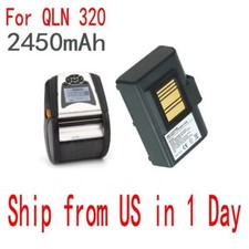 2450mAh Battery for Zebra QLN220 QLN320 ZQ510 ZQ520 ZQ500 ZR628 ZR638 ZQ521 US