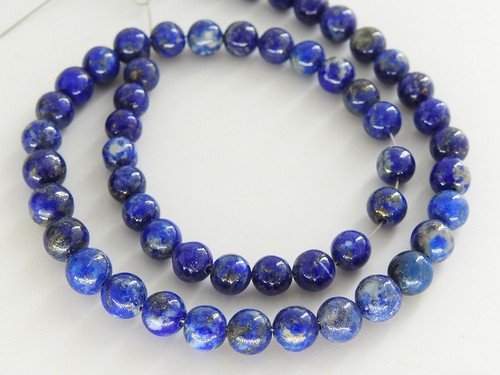 12Inch Natural Lapis Lazuli Smooth Spheres,Ball Shape,Roundel Beads Wholesale - Picture 8 of 11